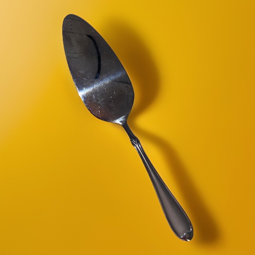 WALLACE SUMMERSET FROST Plain Back 18/10 Stainless Steel PIE‎ SERVER 10 5/8"